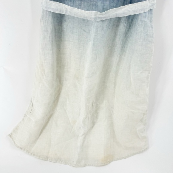 ✅ NWT TOMMY BAHAMA 100% LINEN OMBRE SLEEVELESS BUTTON FRONT DRESS SIZE SMALL - Picture 11 of 13